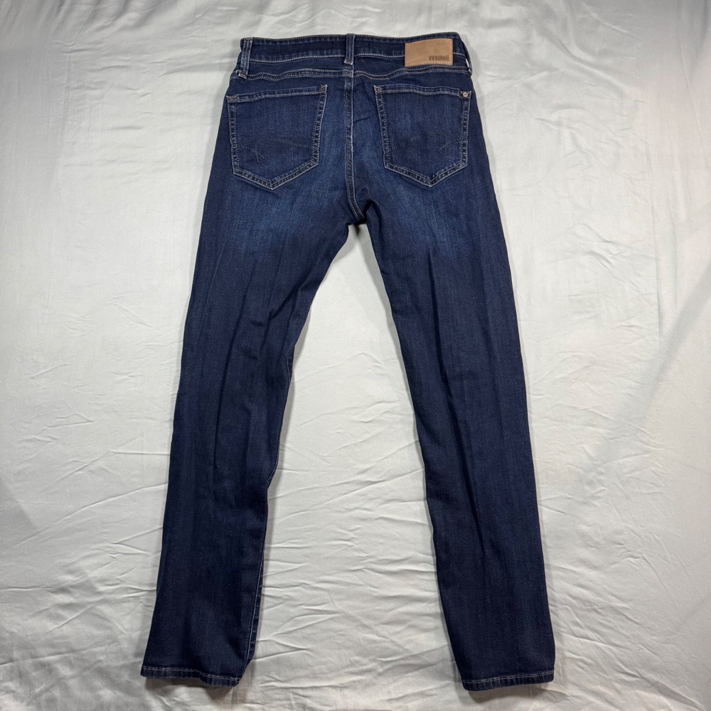 Mavi Zach Straight Leg Mens Jeans Dark Wash Indigo Blue 30x32 (29x30) Stretch - Picture 3 of 11